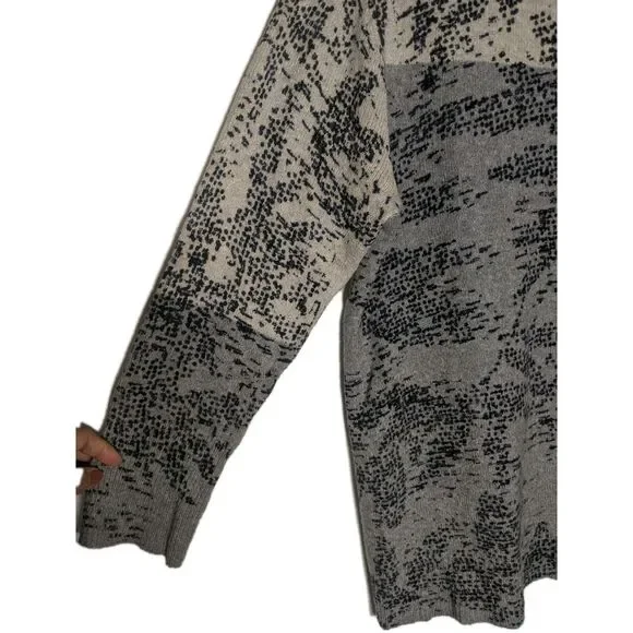 NIC + ZOE Cozy Up Stamped Sweater Sz XL Neutral Mock Neck Comfy Super Soft Lagen - Picture 6 of 10